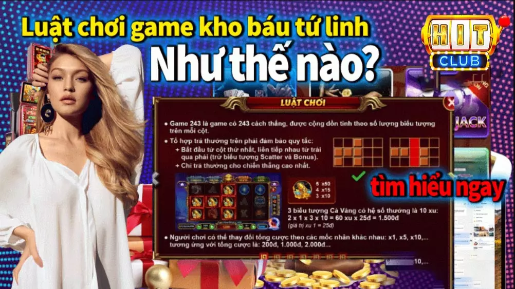 Luật chơi Kho báu Tứ Linh Hit Club